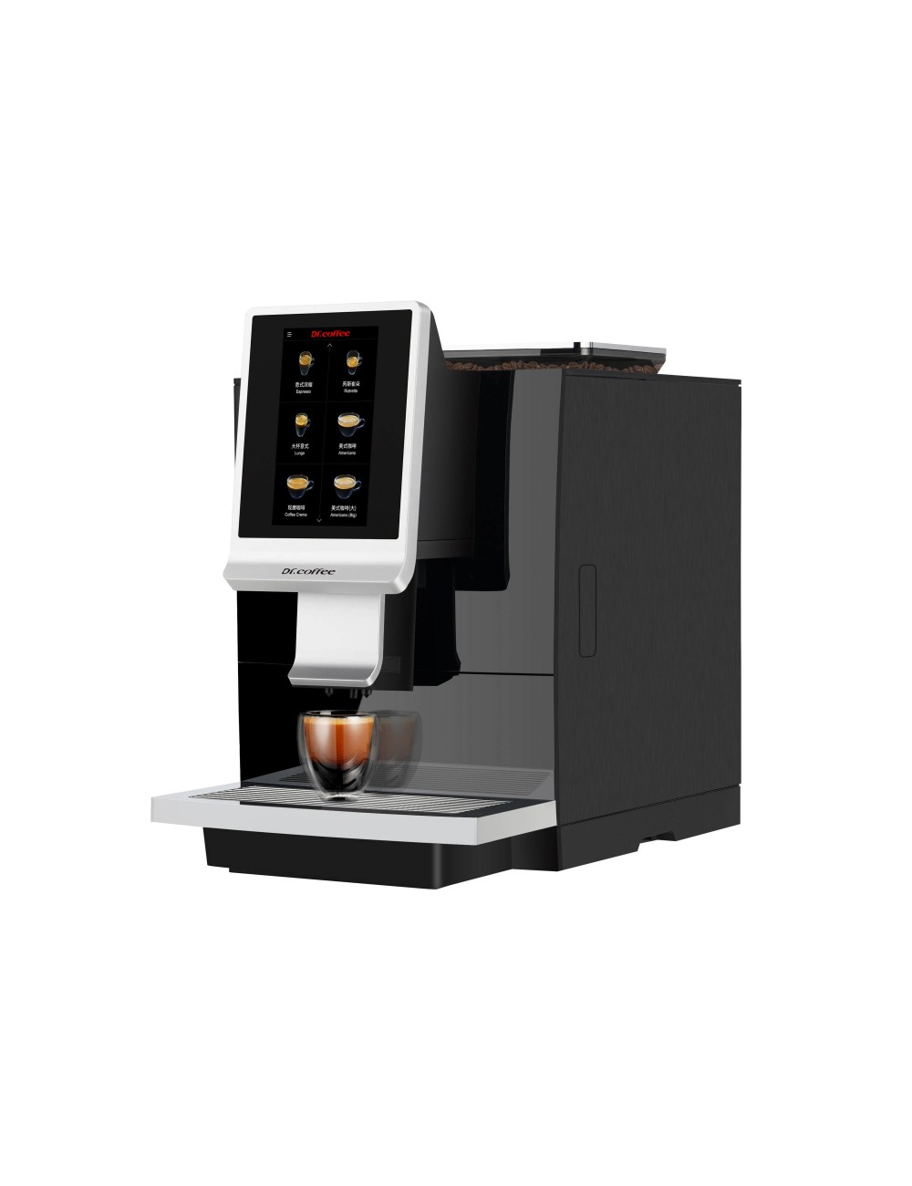 AKCE Dr.Coffee F08, 4 L nádržka, 7" dotyková obrazovka. JEDNOU POUŽITÝ