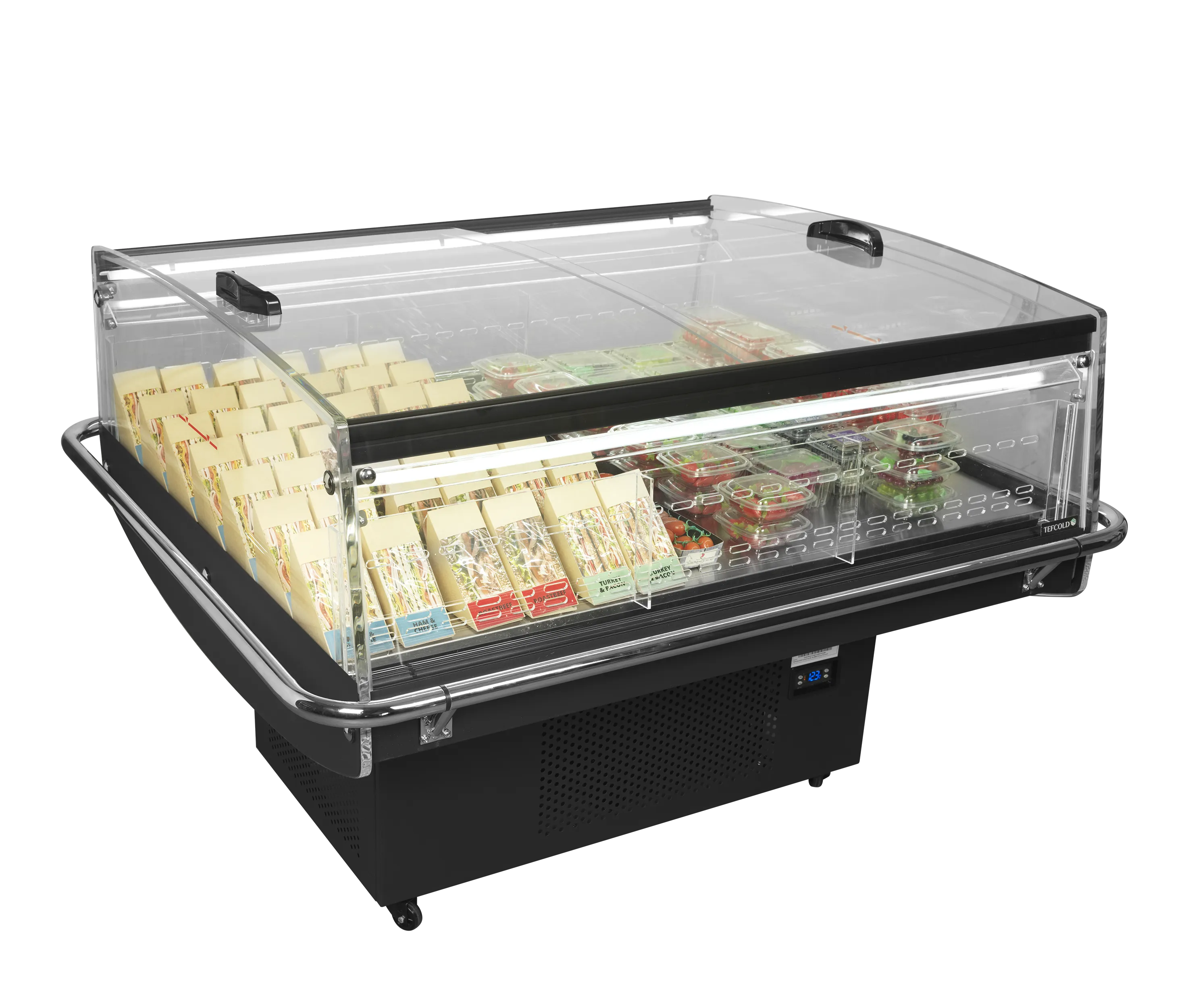 Chladicí vitrína Tefcold PDC 126 VS SL LED, samoobslužná, ventilovaná
