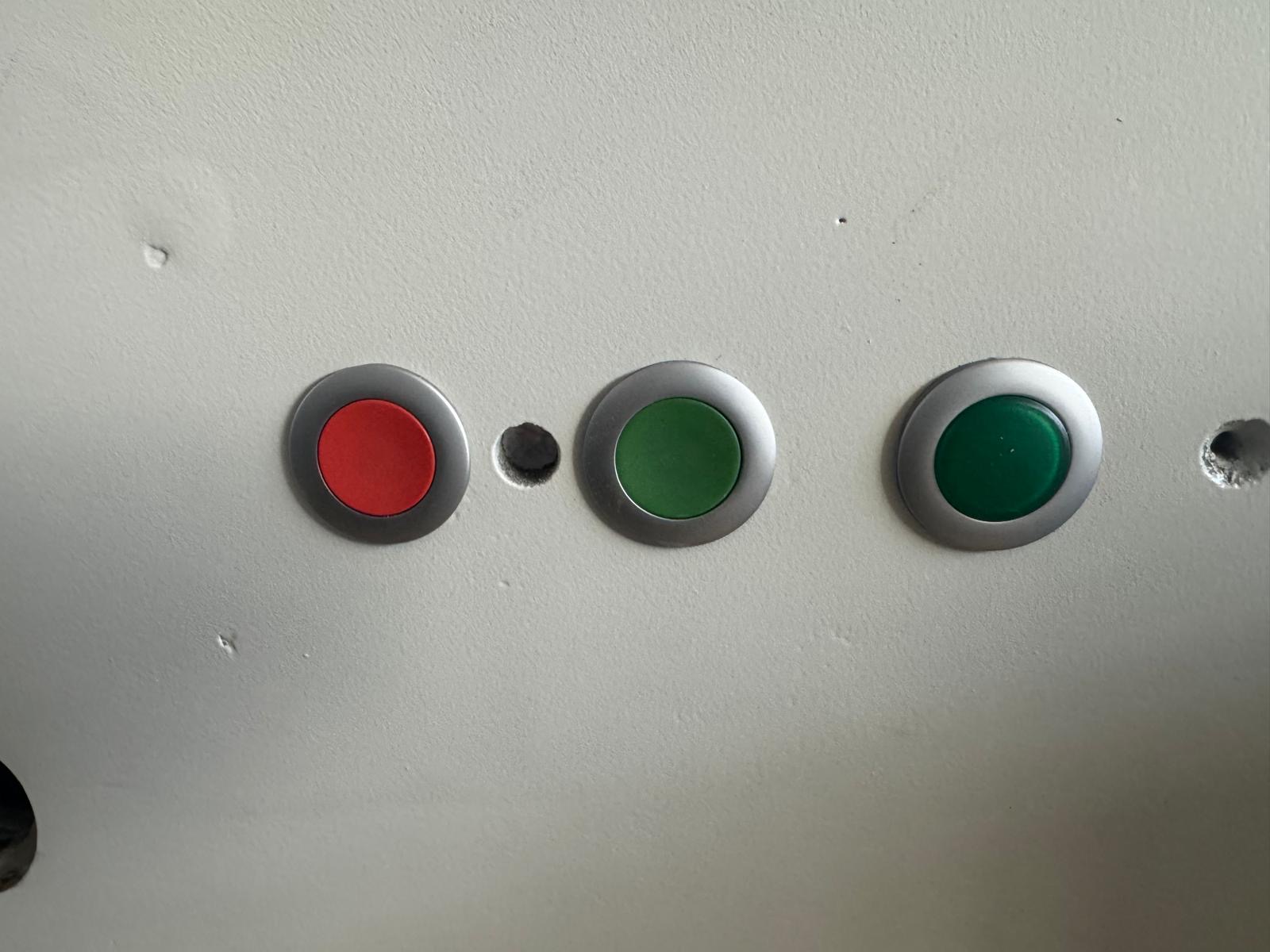 Alba RE 22 Sada tlačítek a kontrolky