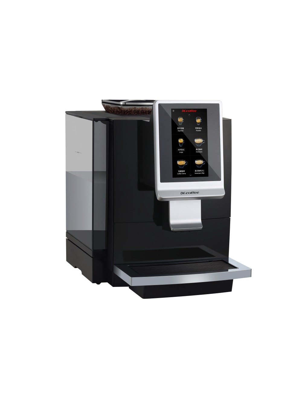 AKCE Dr.Coffee F08, 4 L nádržka, 7" dotyková obrazovka. JEDNOU POUŽITÝ