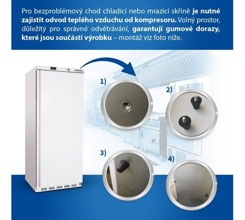 Lednice Tefcold UR 600 SG Nerez