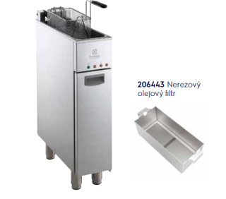 Fritéza Electrolux Professional 1 x 9 l, 285564, elektrická, s filtrací oleje