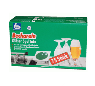 Tablety na oplachování sklenic Becharein Becher 750 g