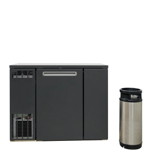 Premiový chladicí KEG minibar Tefcold SERRCO SFK-6EL+ , kompresor vlevo