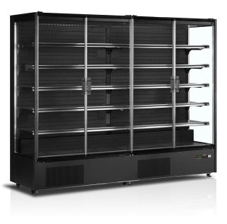 Chladicí vitrína Tefcold PC 2500 B, přístěnná, kř. dveře