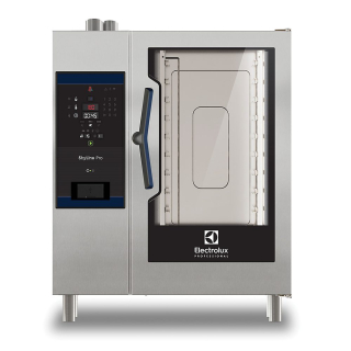 Konvektomat Electrolux SkyLine Pro, Nástřik, 10x GN1/1, EL, DIGITAL ovl., Programovatelný, Automat. mycí systém, 3-SKLO, 217937